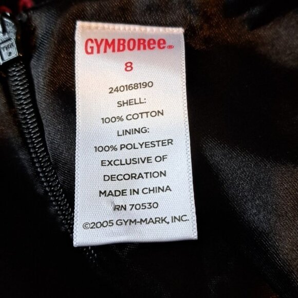 Gymboree girls size 8 black velvety dress with embroidered bows 2005 - Picture 6 of 7